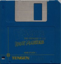 Escape From The Planet Of The Robot Monsters Atari ST US box art